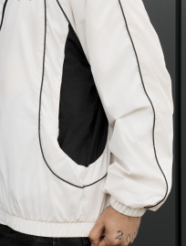 Wiatrówka ma milk & black reflective oversize