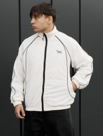 Wiatrówka ma milk & black reflective oversize