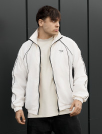 Wiatrówka ma milk & black reflective oversize