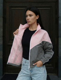 Wiatrówka Staff sh pink & gray