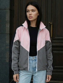 Wiatrówka Staff sh pink & gray