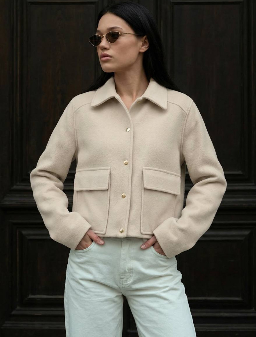 Kurtka Staff sa light beige