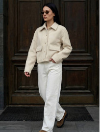 Kurtka Staff sa light beige