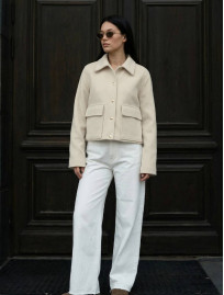 Kurtka Staff sa light beige