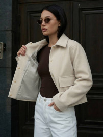 Kurtka Staff sa light beige