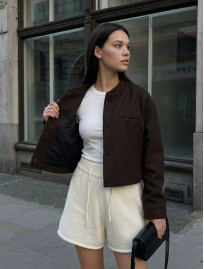 Bomber Staff ya dark brown