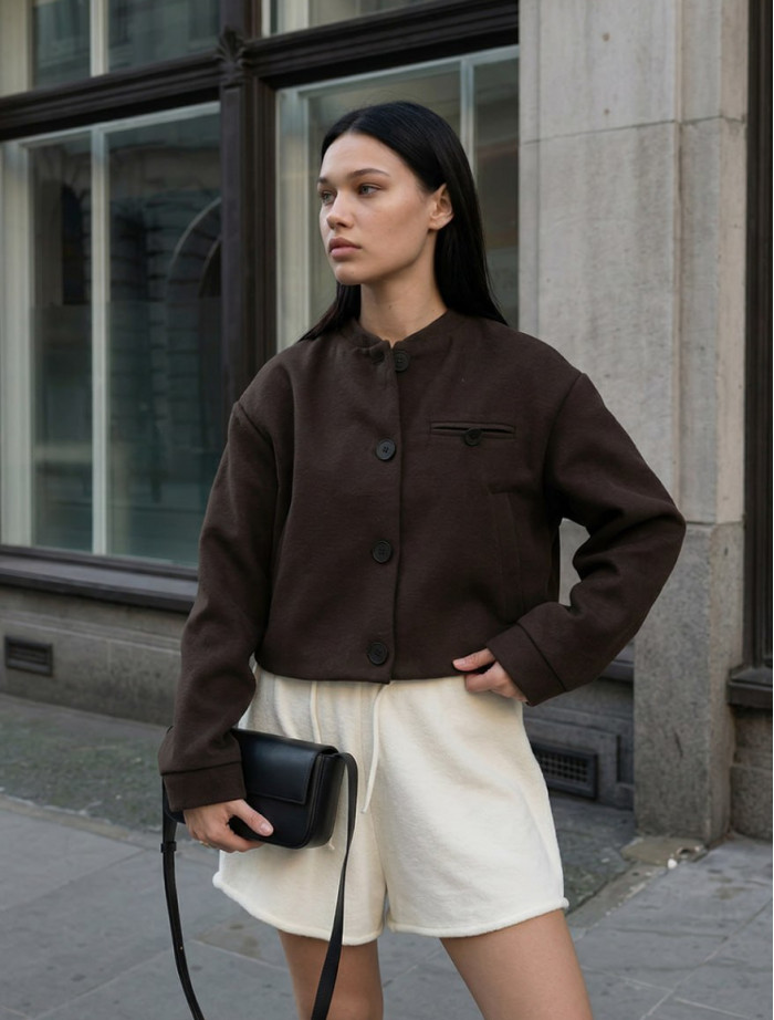 Bomber Staff ya dark brown