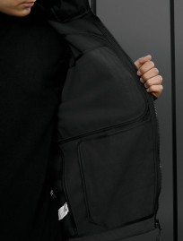 Kurtka soft shell Staff re black & dark gray
