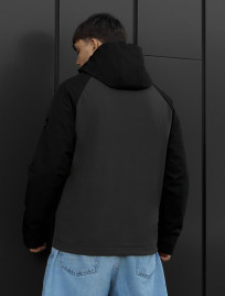 Kurtka soft shell Staff re black & dark gray