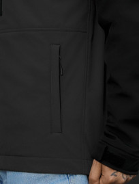 Kurtka soft shell Staff re black & dark gray