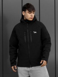 Kurtka soft shell Staff  nu black reflective
