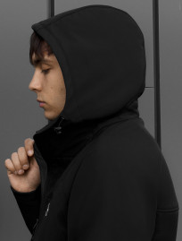 Kurtka soft shell Staff  nu black reflective