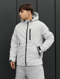 Kurtka soft shell Staff ux light gray