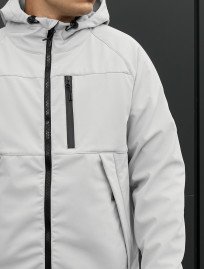 Kurtka soft shell Staff ux light gray