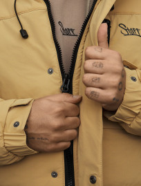 Kurtka zimowa Staff go sandy logo