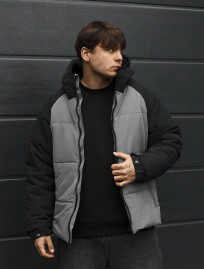 Kurtka zimowa Staff me logo black & gray