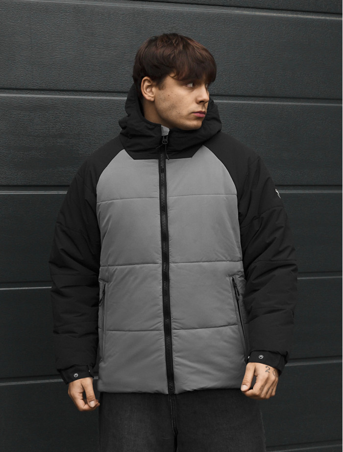 Kurtka zimowa Staff me logo black & gray