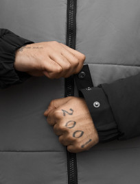 Kurtka zimowa Staff me logo black & gray