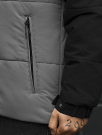 Kurtka zimowa Staff me logo black & gray