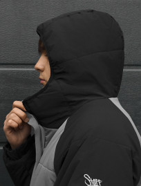 Kurtka zimowa Staff me logo black & gray