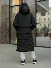 Damska kurtka zimowa Staff transformer long black