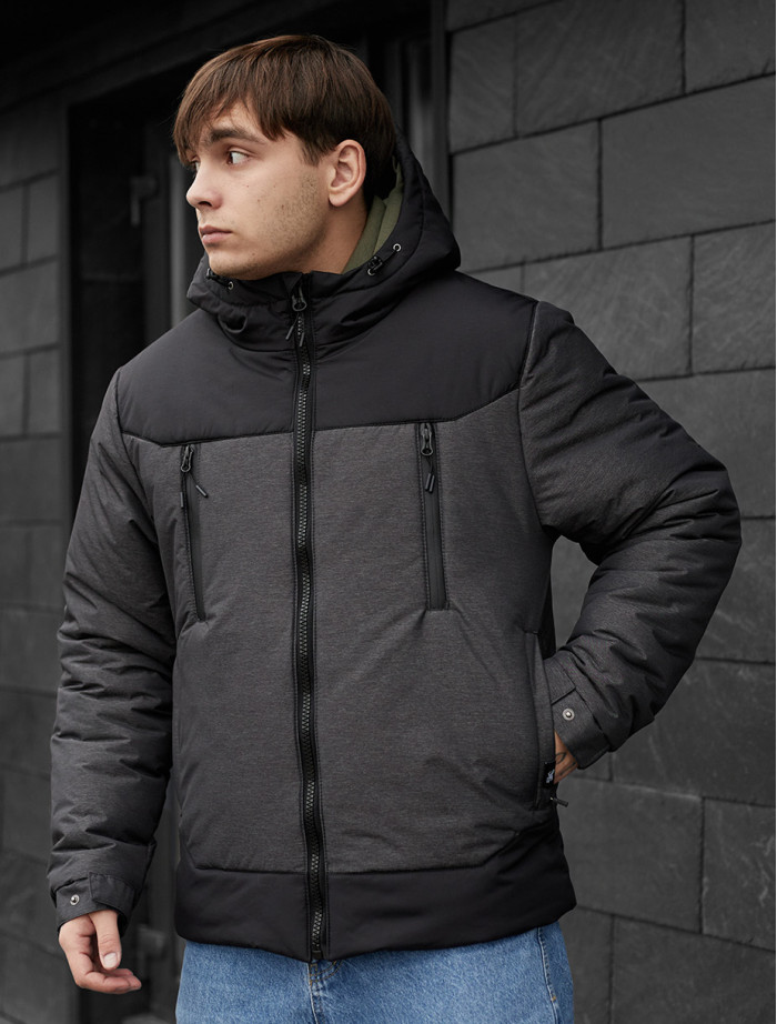 Kurtka zimowa Staff she graphite & black