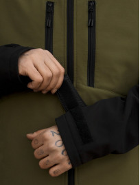 Kurtka soft shell Staff kade olive & black