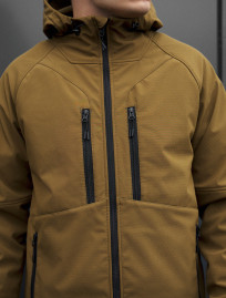 Kurtka soft shell Staff kade coyote