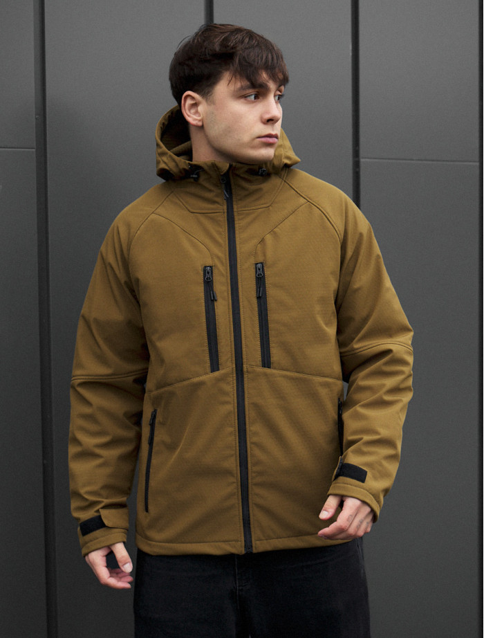 Kurtka soft shell Staff kade coyote