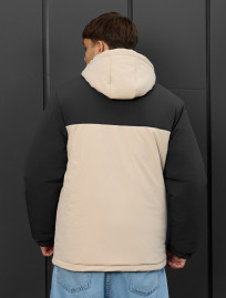 Kurtka zimowa Staff ruxo milk & dark gray