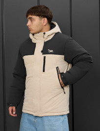 Kurtka zimowa Staff ruxo milk & dark gray
