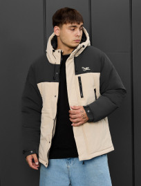 Kurtka zimowa Staff ruxo milk & dark gray