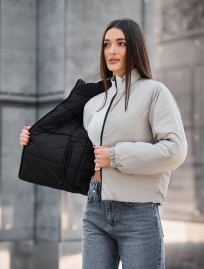 Kurtka Staff huxy black & light gray