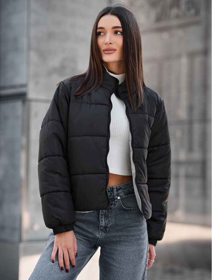 Kurtka Staff huxy black & light gray