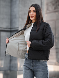 Kurtka Staff huxy black & light gray
