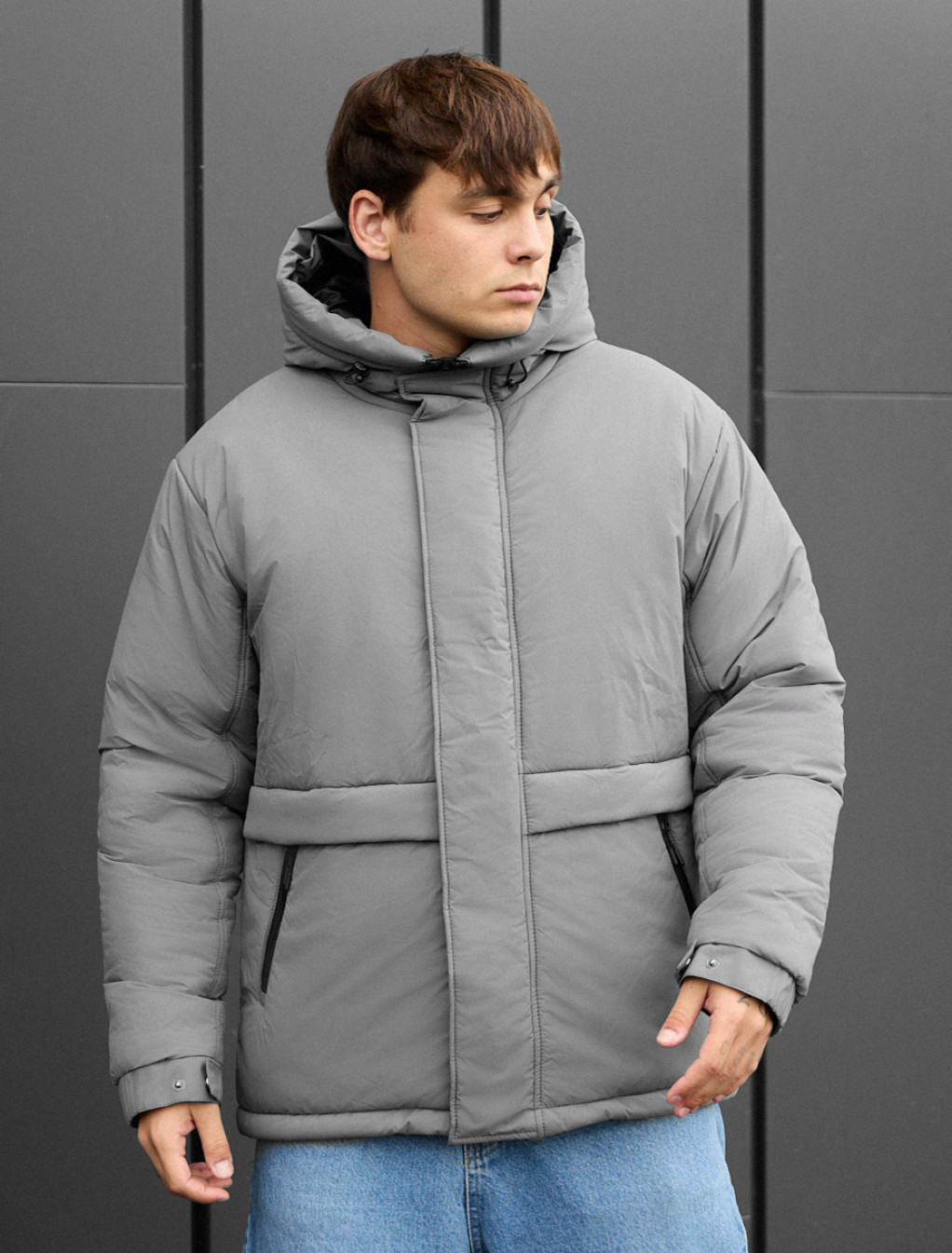 Kurtka zimowa Staff froz gray