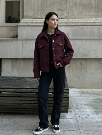 Kurtka-koszula Staff ri dark bordo