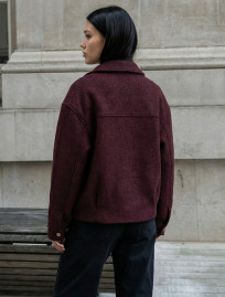 Kurtka-koszula Staff ri dark bordo