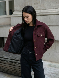 Kurtka-koszula Staff ri dark bordo