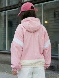 Wiatrówka Staff ni pink & light reflective oversize
