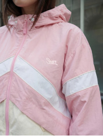 Wiatrówka Staff ni pink & light reflective oversize