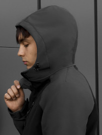 Kurtka soft shell Staff dark gray & black