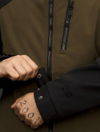 Kurtka soft shell Staff black & dark khaki