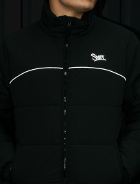 Kurtka Staff logo dark green reflective