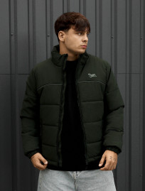 Kurtka Staff logo dark green reflective