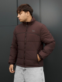Kurtka Staff logo dark brown reflective