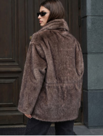 Futro Staff pu brown