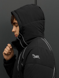 Kurtka zimowa Staff soi black logo reflective