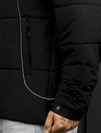 Kurtka zimowa Staff soi black logo reflective