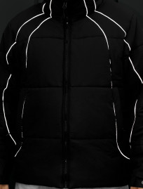 Kurtka zimowa Staff soi black logo reflective